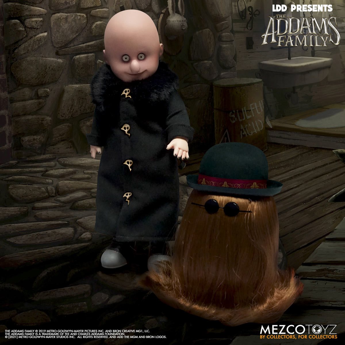The Addams Family (2019): Uncle Fester and Cousin Itt Living Dead Dolls