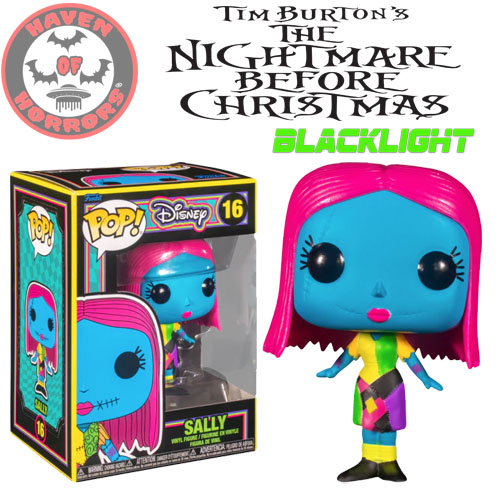 The Nightmare Before Christmas Sally Blacklight Pop! Vinyl Figure #16