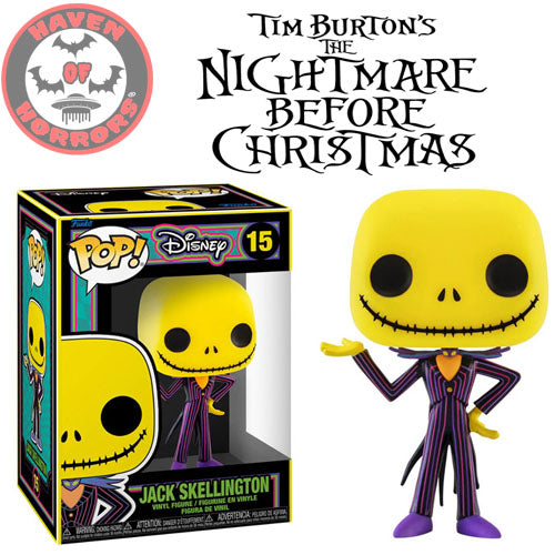 The Nightmare Before Christmas Jack Skellington Blacklight Pop! Vinyl Figure