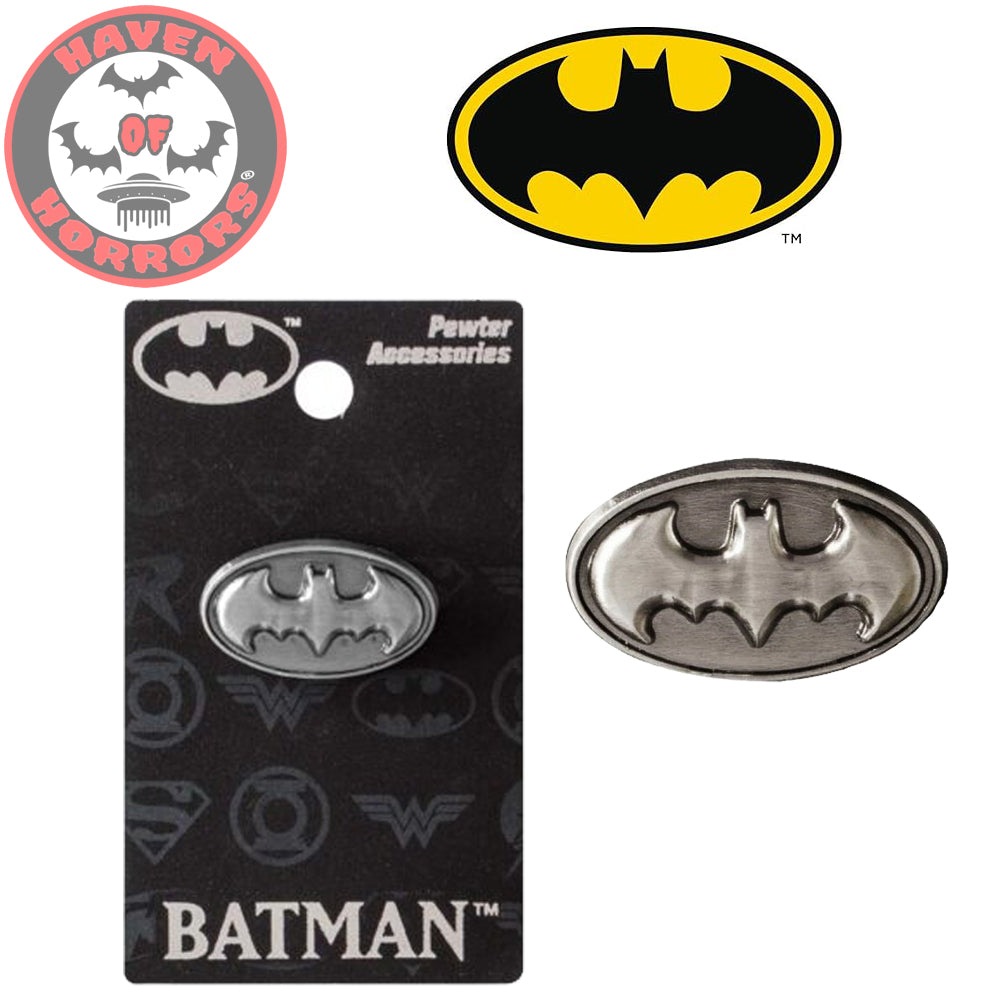 Batman Logo Pewter Lapel Pin