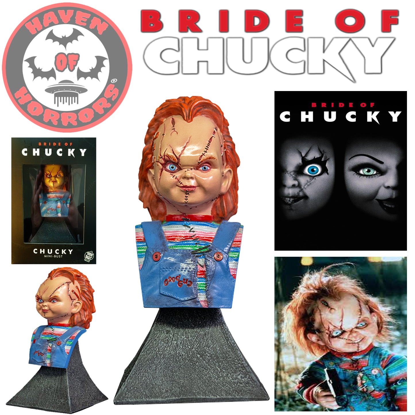 Child's Play Bride of Chucky - Chucky Mini Bust