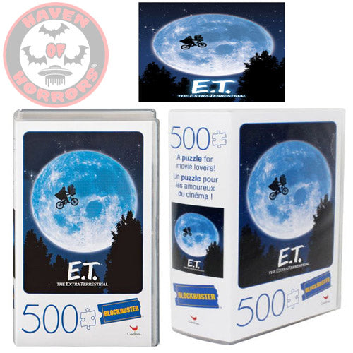 E.T. the Extra-Terrestrial Retro Blockbuster VHS Video Case 500-Piece Puzzle