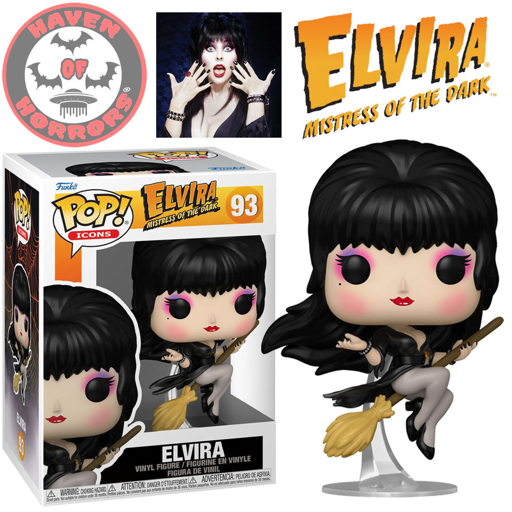 Elvira on Broomstick Funko Pop! Vinyl Figure #93