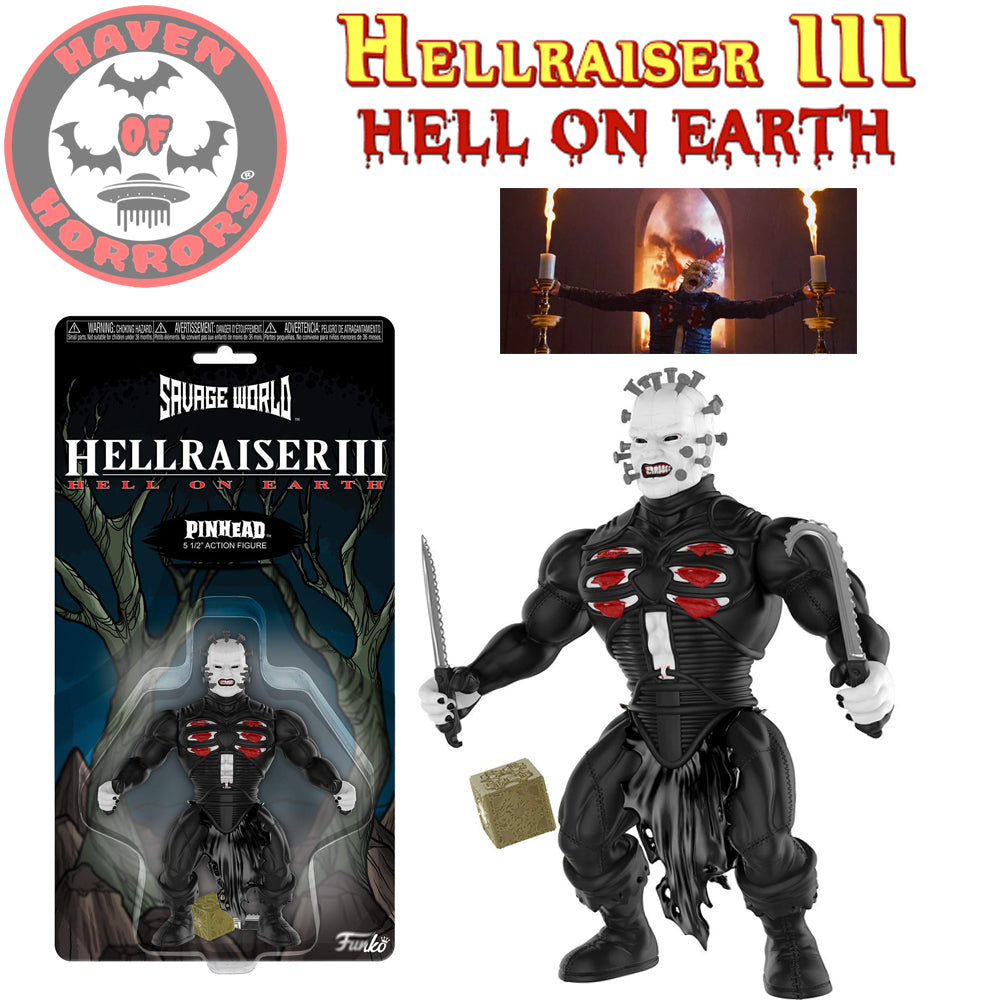 Hellraiser III Pinhead Savage World Action Figure