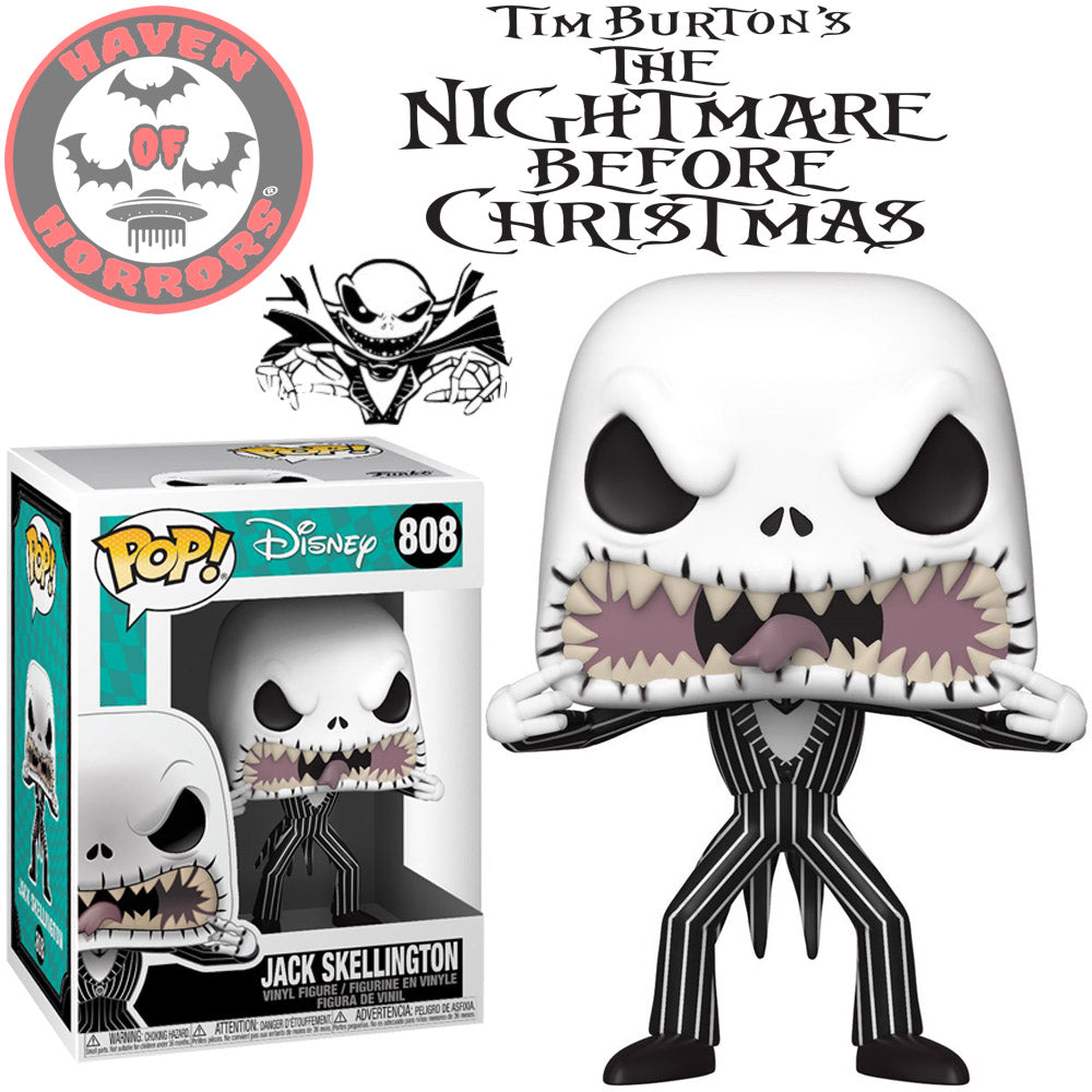 The Nightmare Before Christmas Jack Skellington Scary Face Pop! Vinyl #808