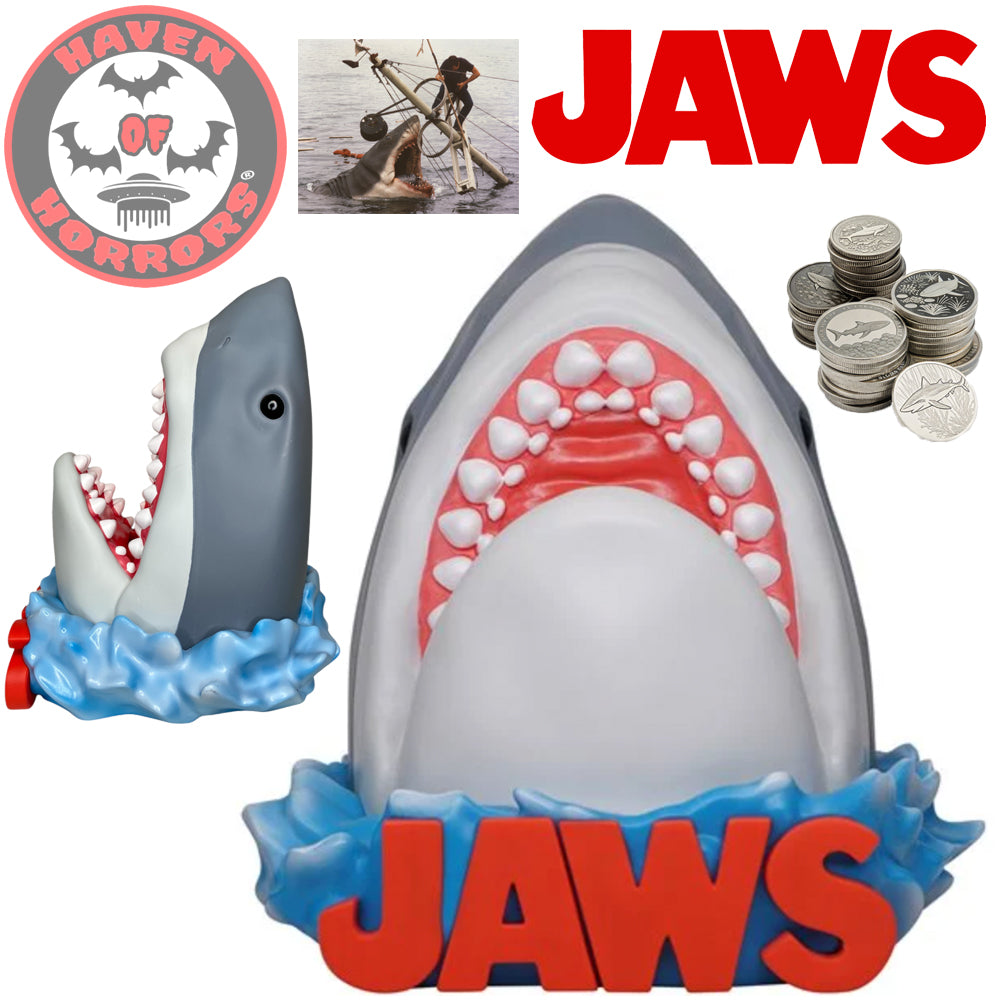 Jaws Shark Head PVC Figural Bank
