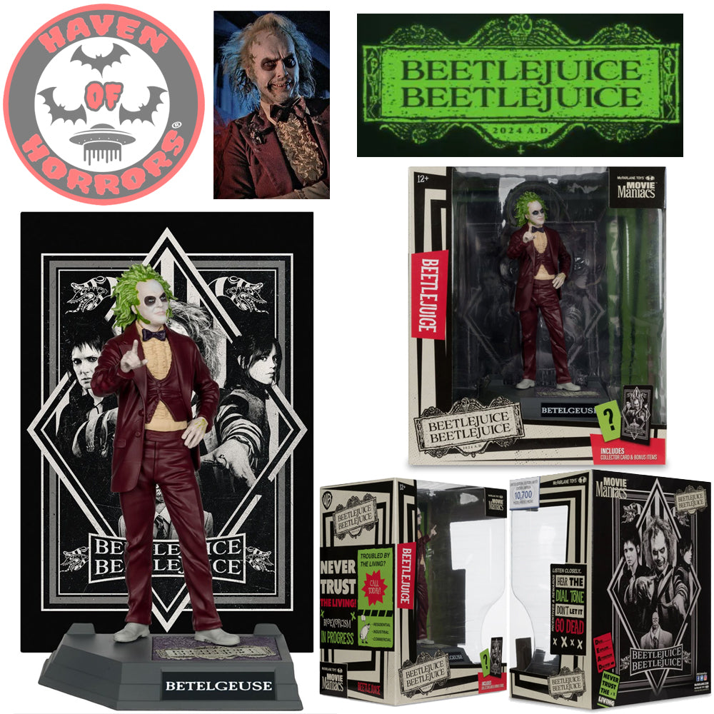 Movie Maniacs Beetlejuice Beetlejuice 6-Inch Scale Posed Figure