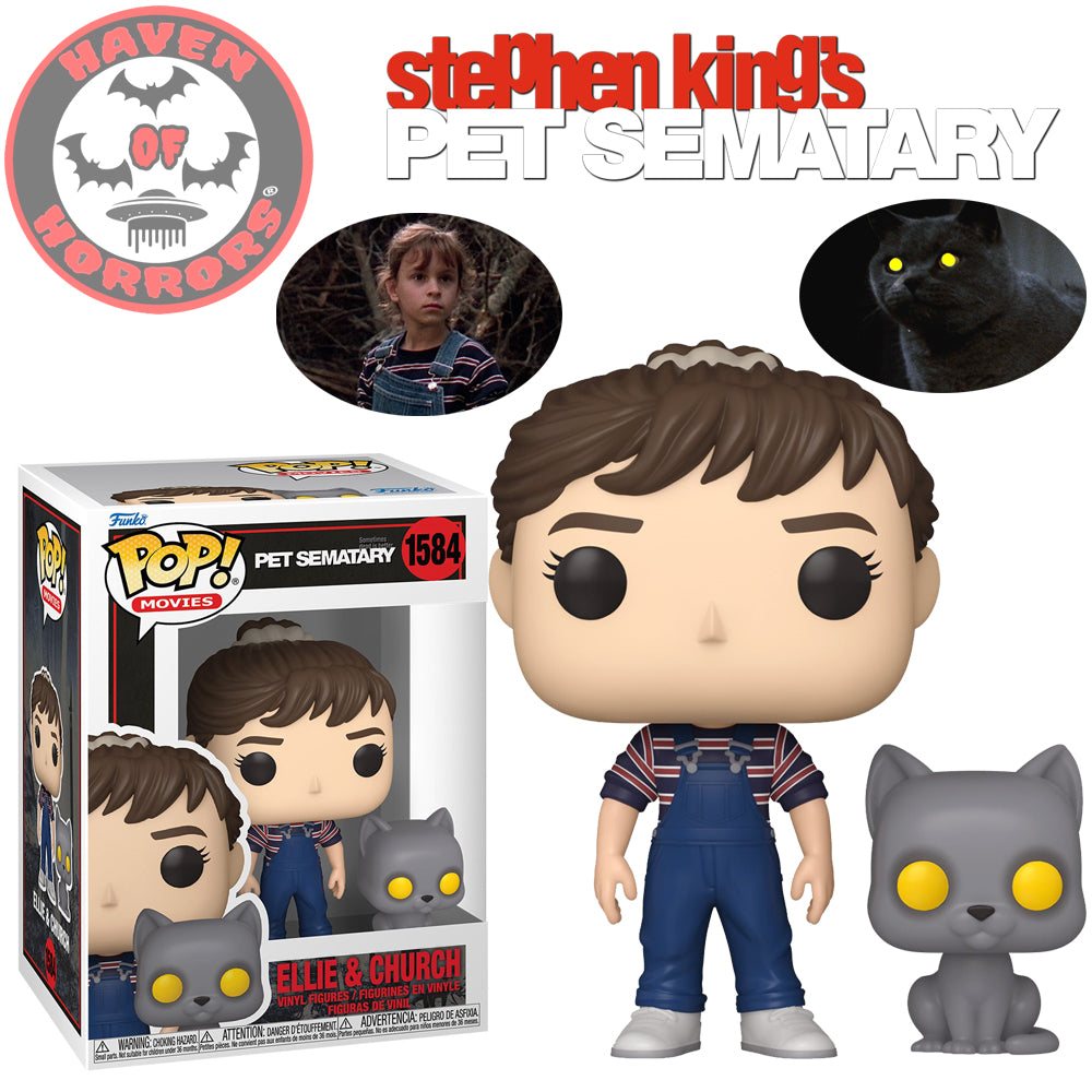 Pet Sematary Ellie and Church Funko Pop! Vinyl Figure # 1584