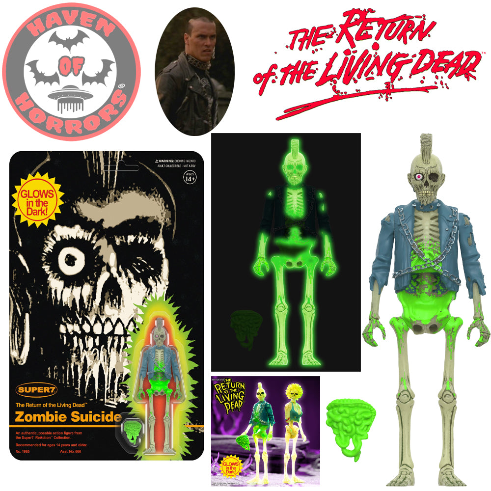 Return of the Living Dead ReAction Figures Wave 5
Zombie Suicide
(Monster Glow)