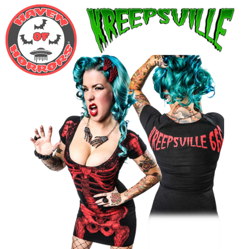 Red Skeleton Tunic Dress