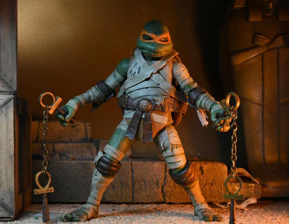 Universal Monsters x TMNT Ultimate Michelangelo as The Mummy 7-Inch Scale Action Figure