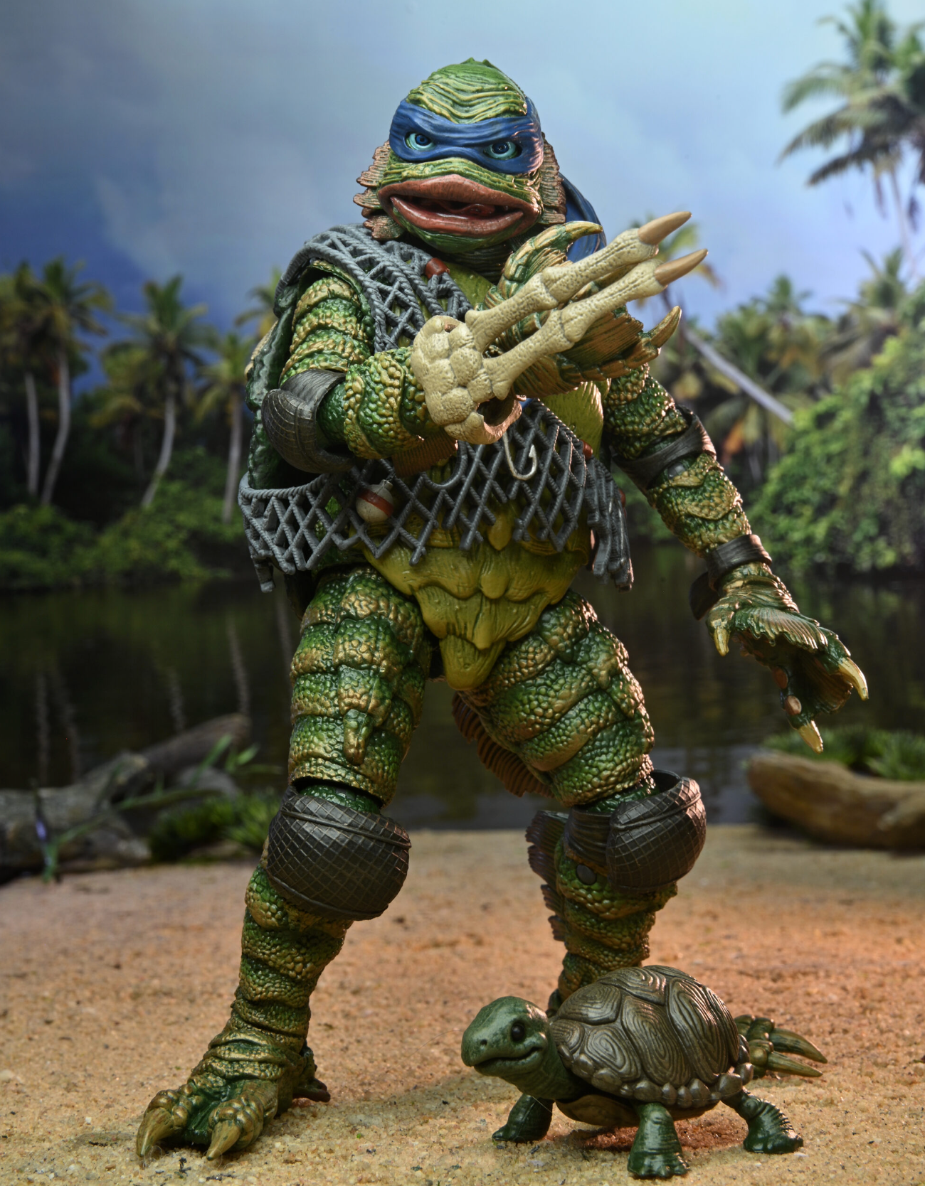 Universal Monsters x TMNT Ultimate Leonardo as the Creature 7-Inch Scale Action Figure