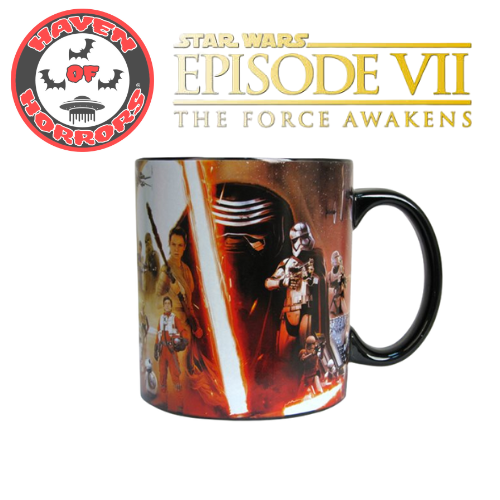 Star Wars: Ep VII - The Force Awakens All Characters Poster 14 oz. Ceramic Mug