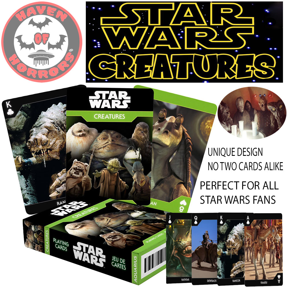 Star Wars Creatures Playing Cards