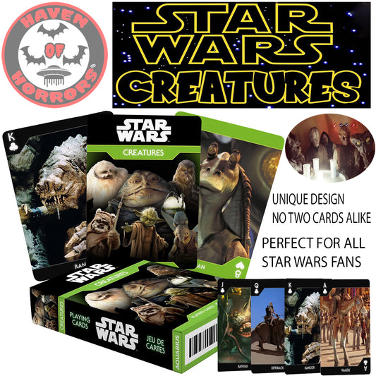 Star Wars Creatures Playing Cards