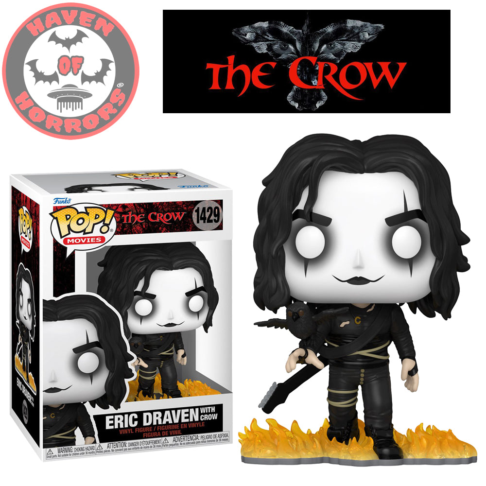 The Crow Eric Draven with Crow Funko Pop! Vinyl Figure #1429