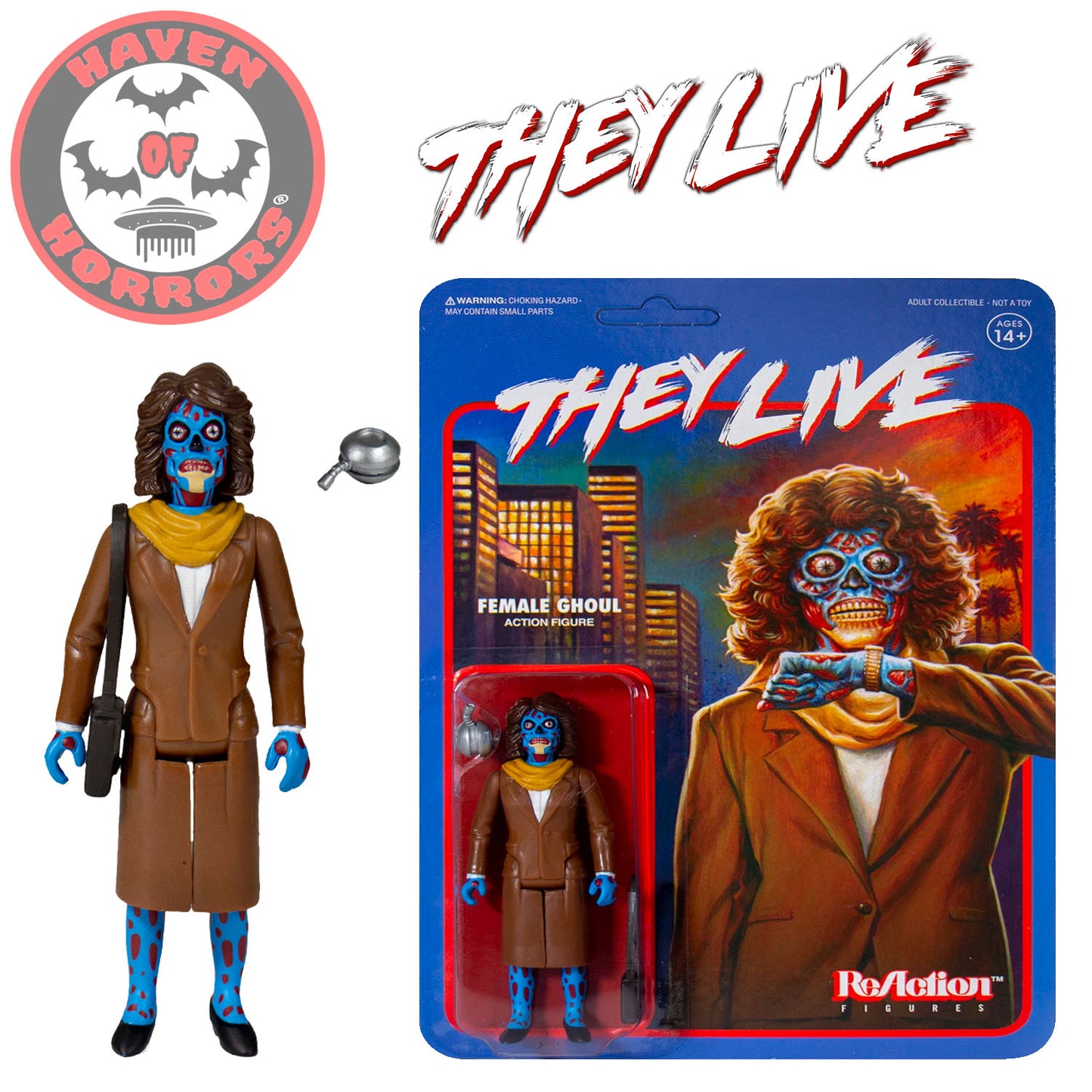 They Live Female Ghoul ReAction Figure