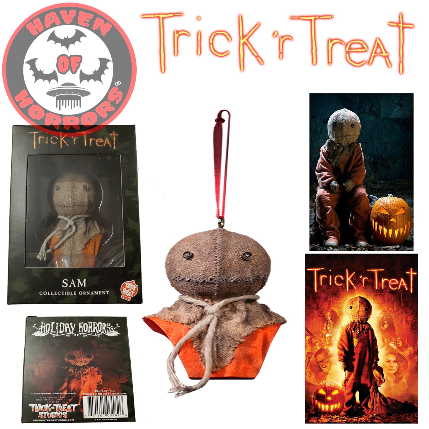 Trick 'r Treat Sam Holiday Horrors Ornament