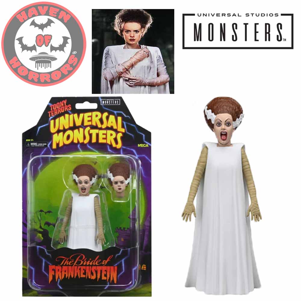 Universal Monsters Bride of Frankenstein Toony Terrors 6-Inch Action Figure