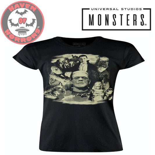 Universal Monsters Collage Tee