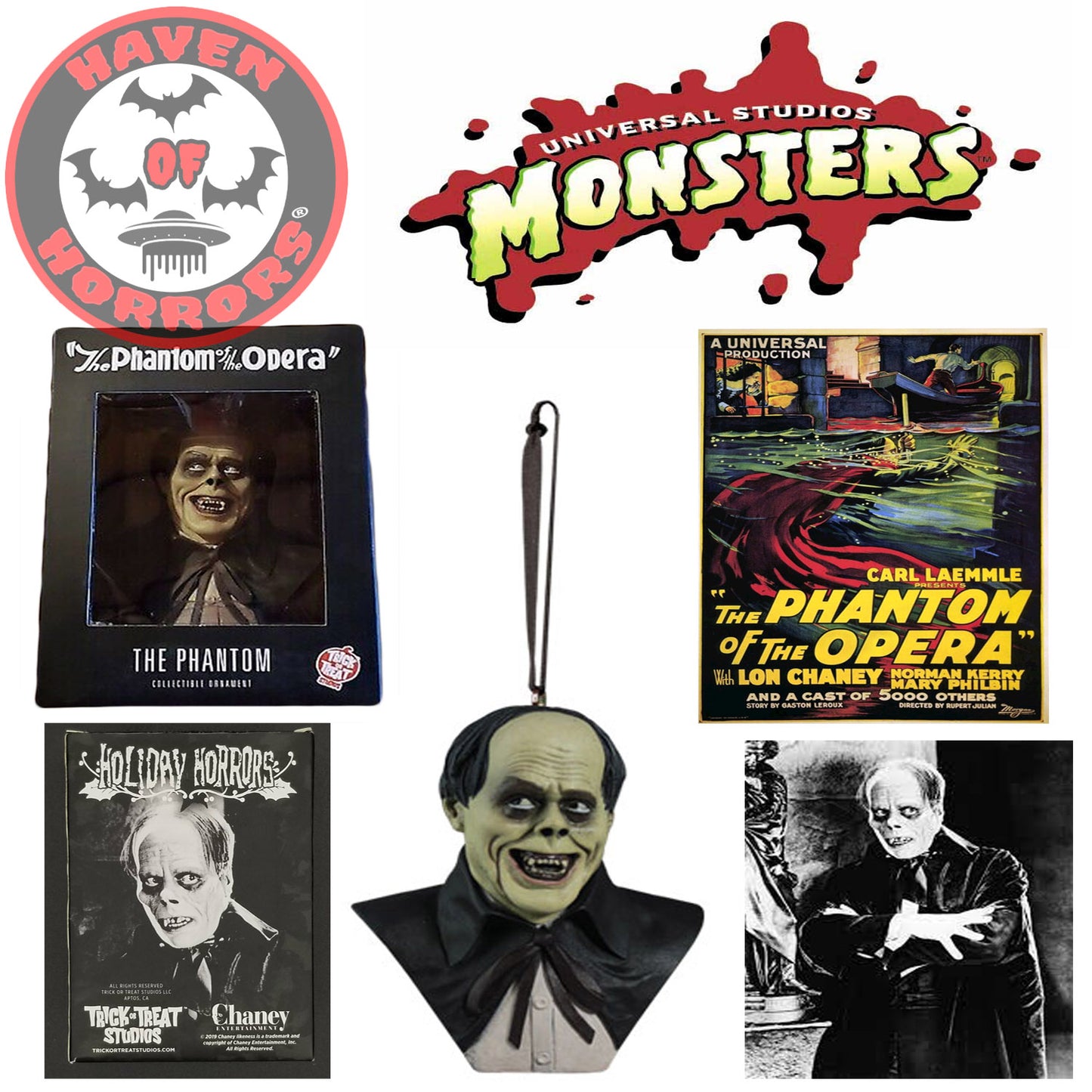 Holiday Horrors The Phantom of the Opera Ornament