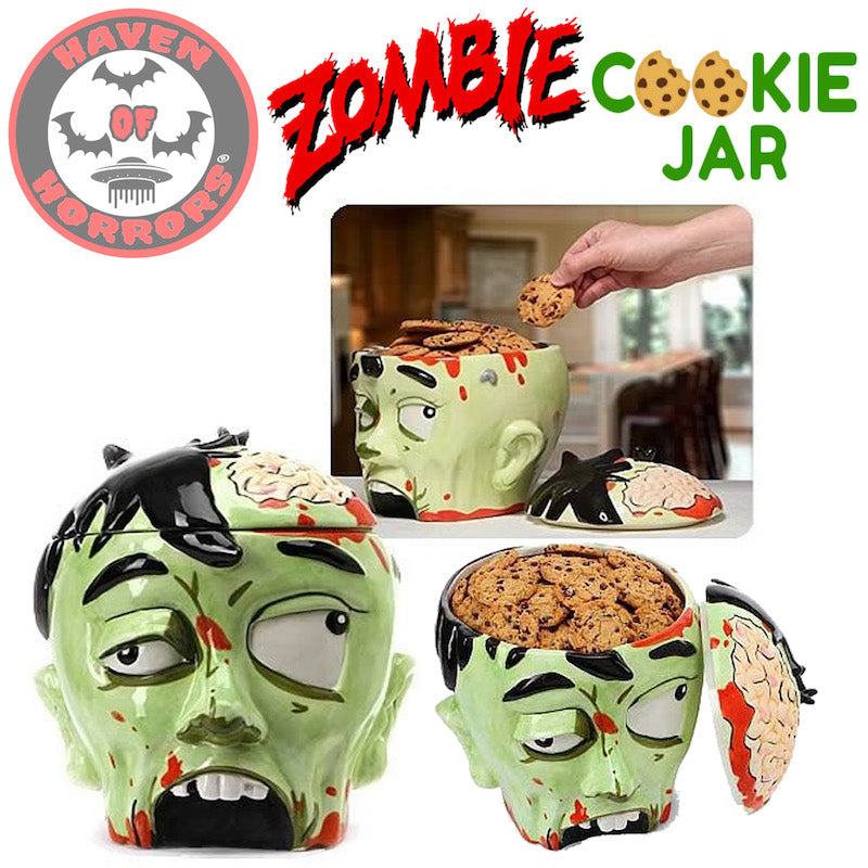 Zombie Head Cookie Jar