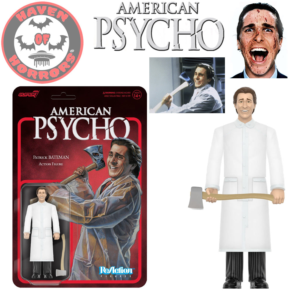 American Psycho Patrick Bateman with Raincoat ReAction Figure (Wave 1)