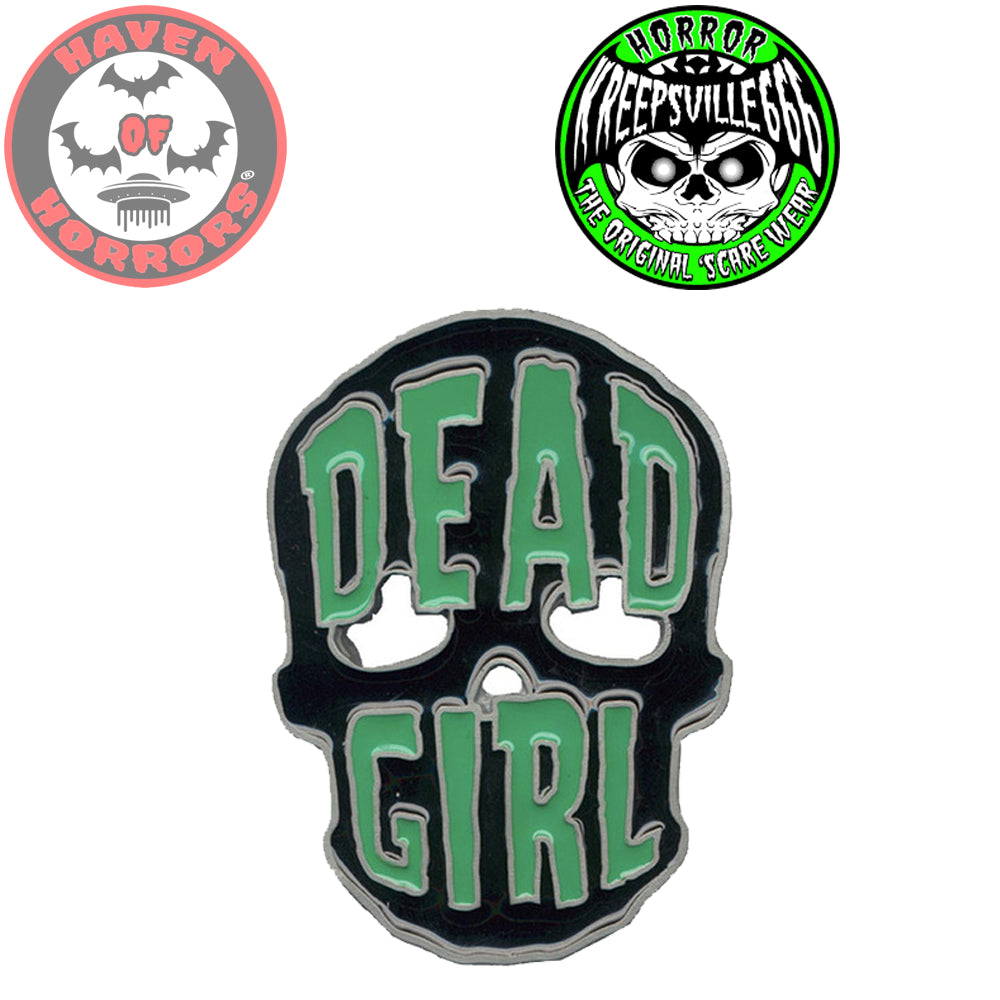 Dead Girl Skull Buckle
