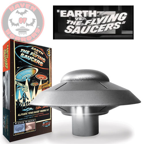 Earth vs. The Flying Saucers Plastic Model kit with Backdrop
