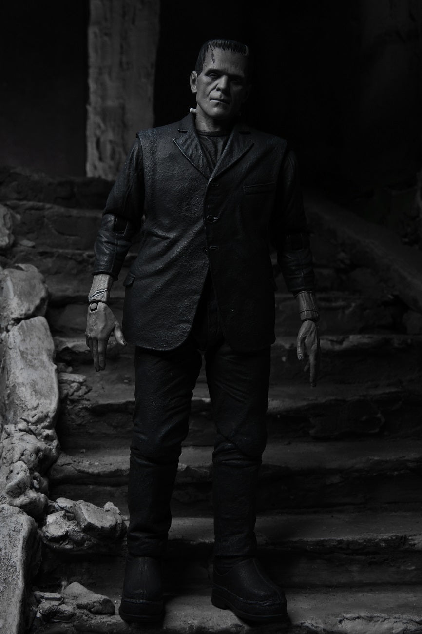 Universal Monsters Ultimate Frankensteins Monster (B&W) 7-Inch Scale Action Figure