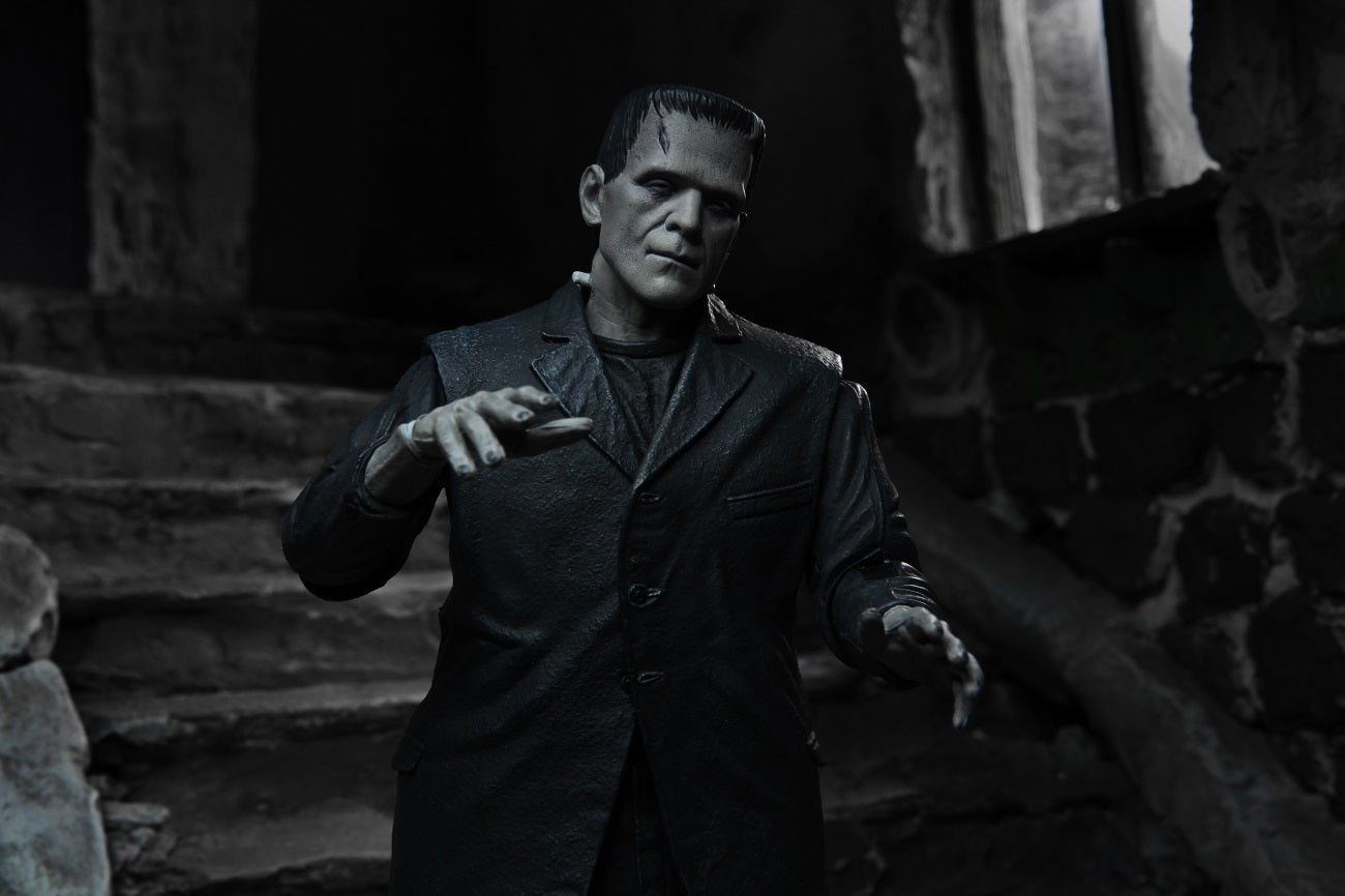 Universal Monsters Ultimate Frankensteins Monster (B&W) 7-Inch Scale Action Figure