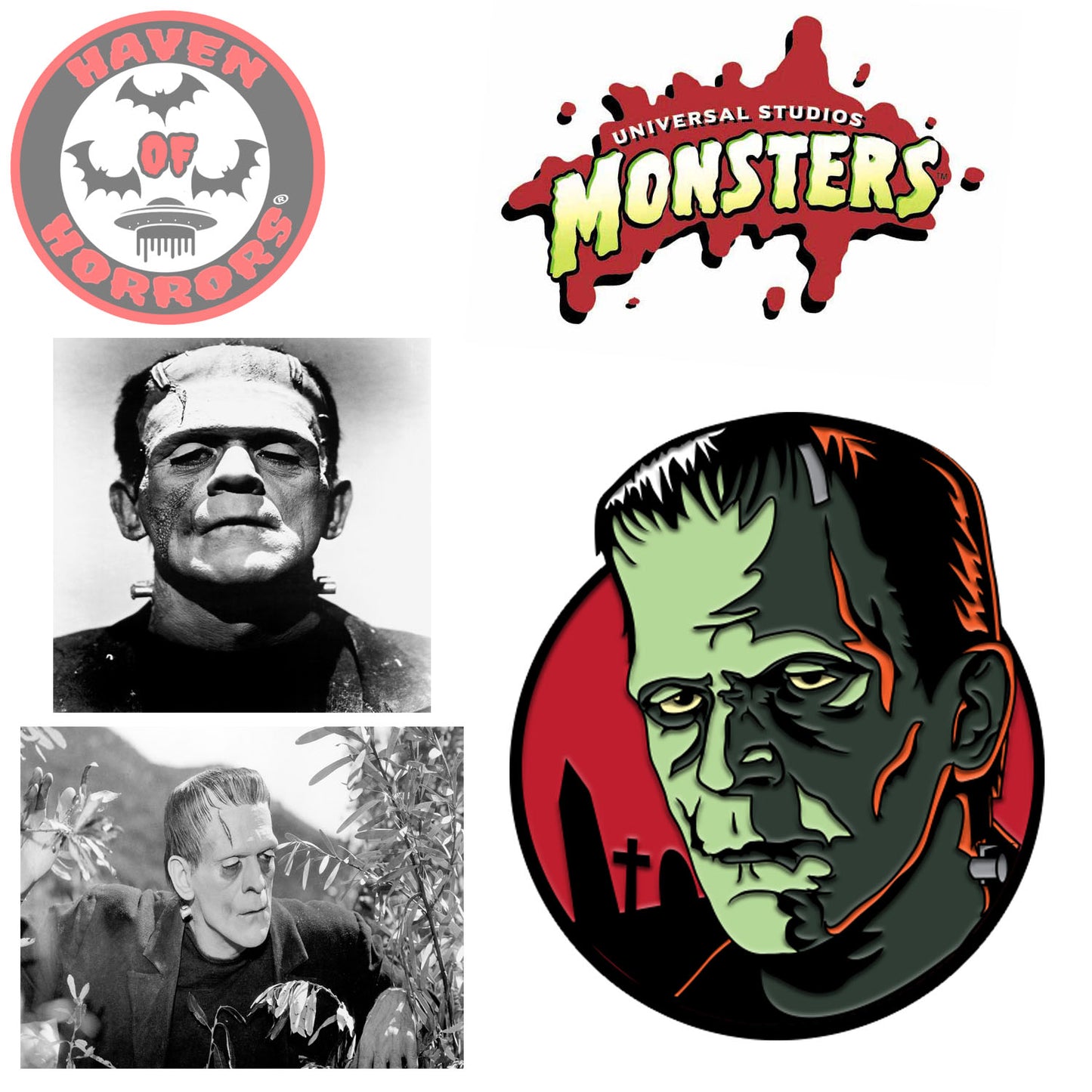 Universal Monsters Frankenstein Enamel Pin