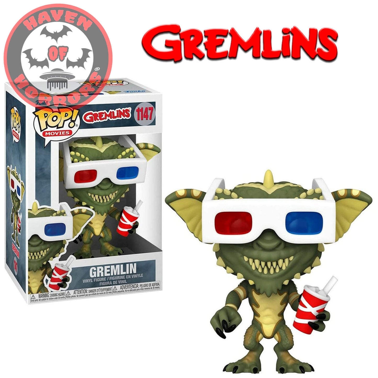 Gremlins Stripe with 3-D Glasses Pop! Vinyl Figure #1147