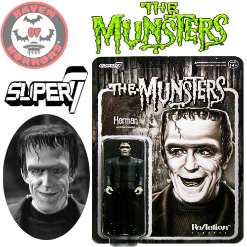 The Munsters ReAction Figure (Wave 2) - Herman (Grayscale)