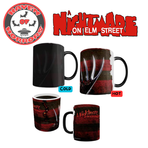 Nightmare on Elm Street Freddy Glove and Shirt Morphing Mug