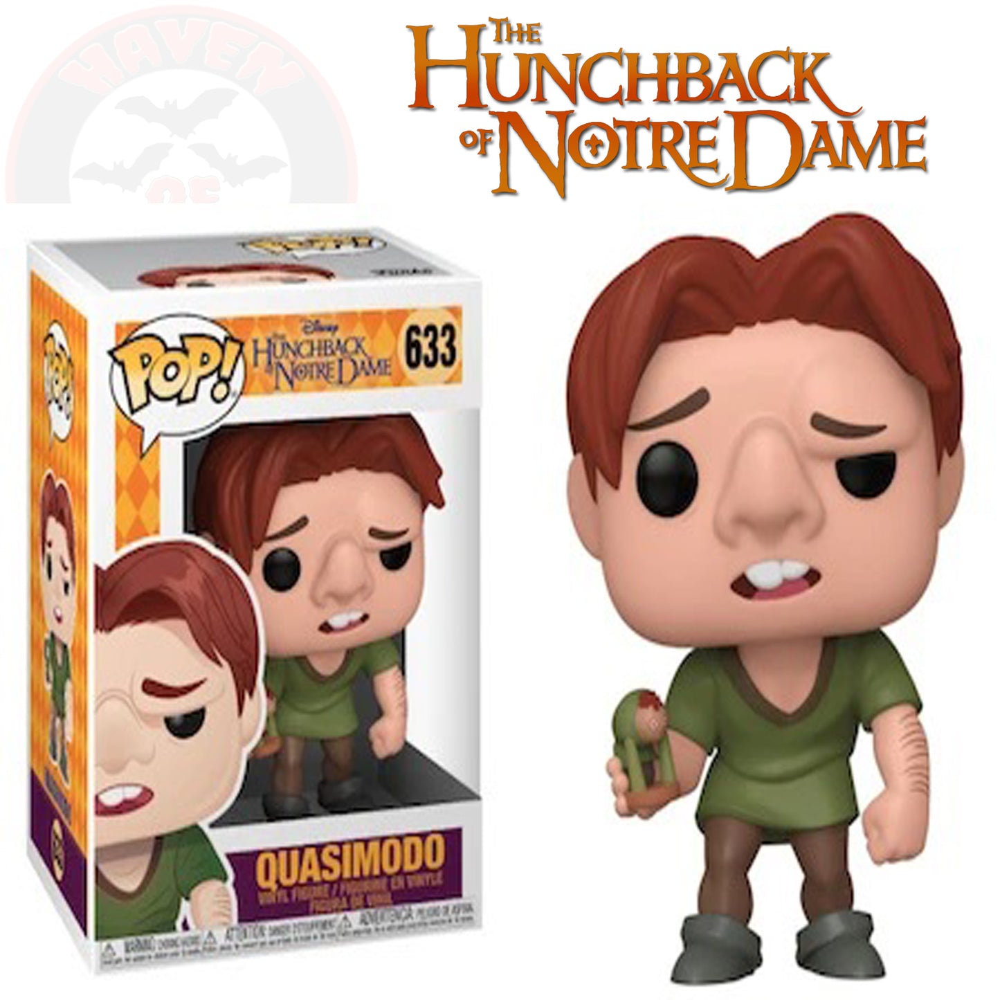Hunchback of Notre Dame Quasimodo Pop! Vinyl Figure #633