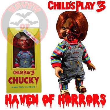 Child's Play Pizza Face Chucky Talking Mega-Scale 15-Inch Doll