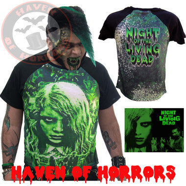 Night of The Living Dead Raglan T-Shirt