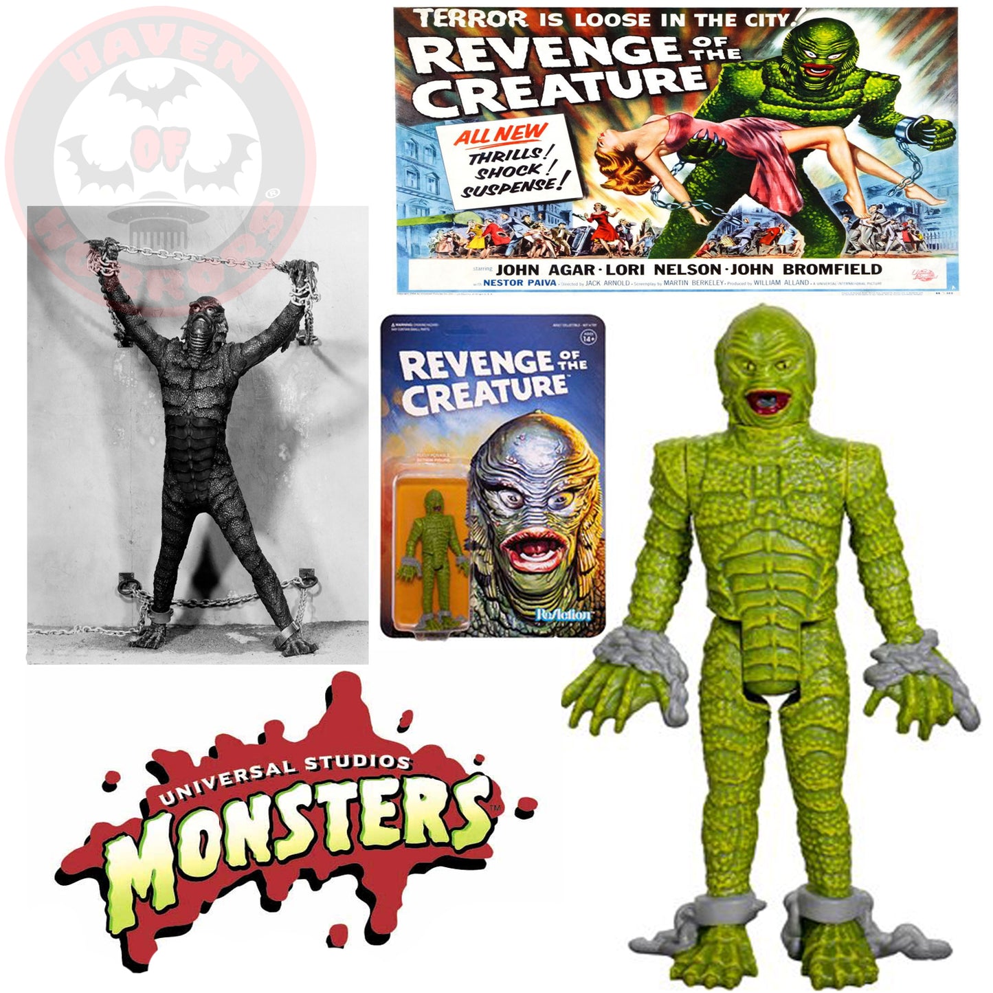Universal Monsters Revenge of the Creature 3 3/4-inch ReAction Figure