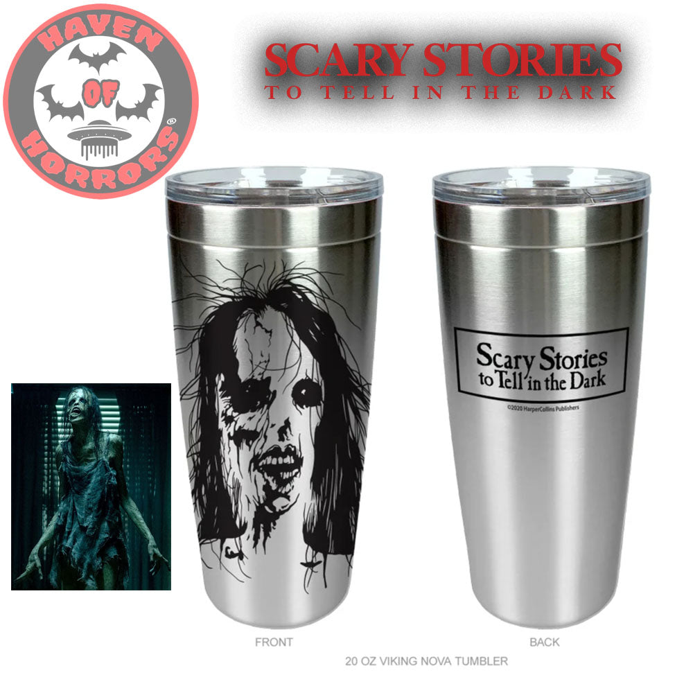 Scary Stories Cover Girl Art 20 oz Viking Tumbler