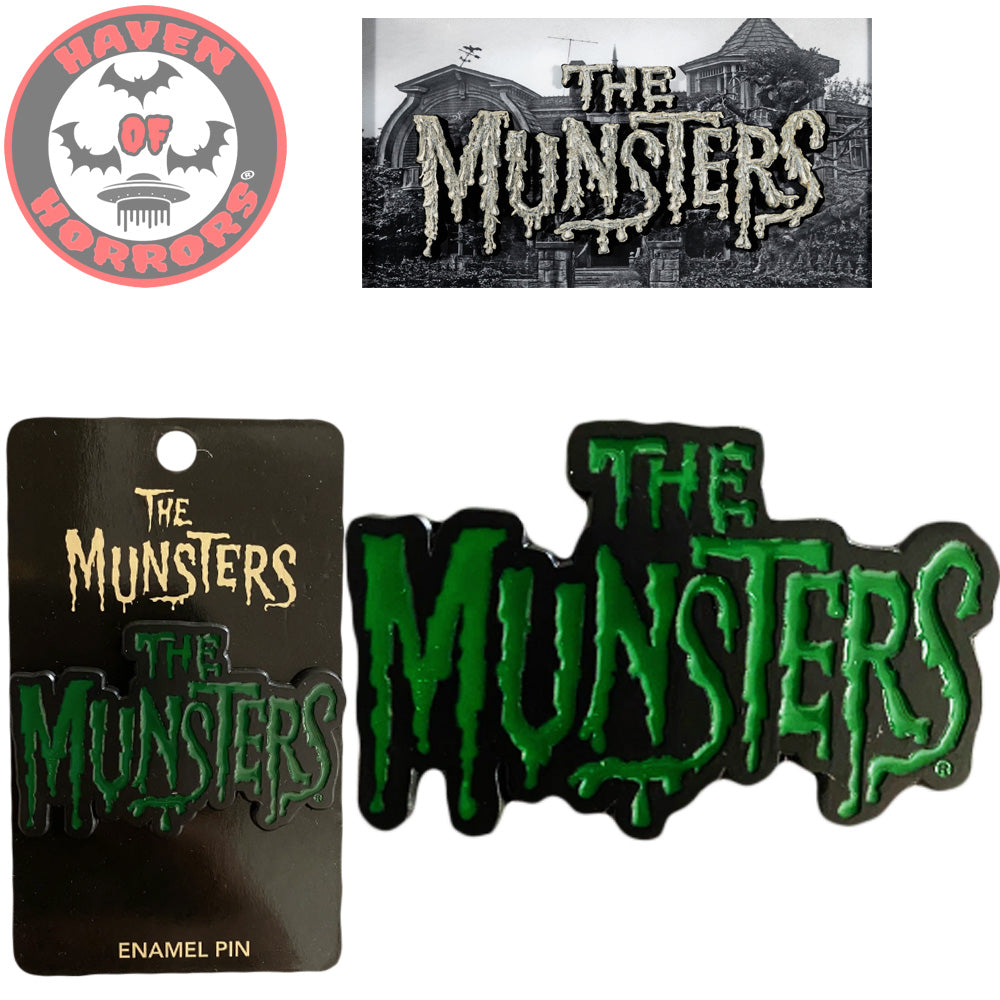 The Munsters Logo Enamel Pin