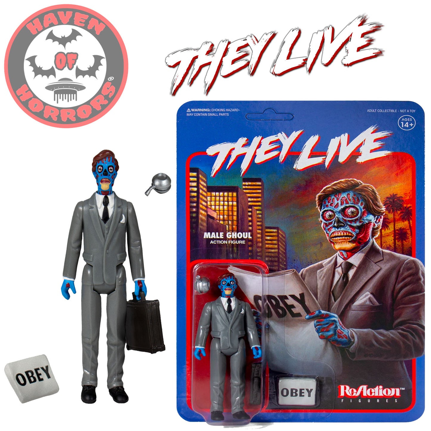 They Live Male Ghoul ReAction Figure