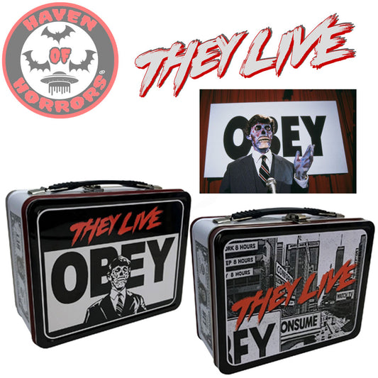 They Live Obey Tin Tote