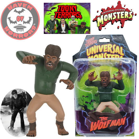 Universal Monsters The Wolf Man Toony Terrors 6-Inch Scale Action Figure
