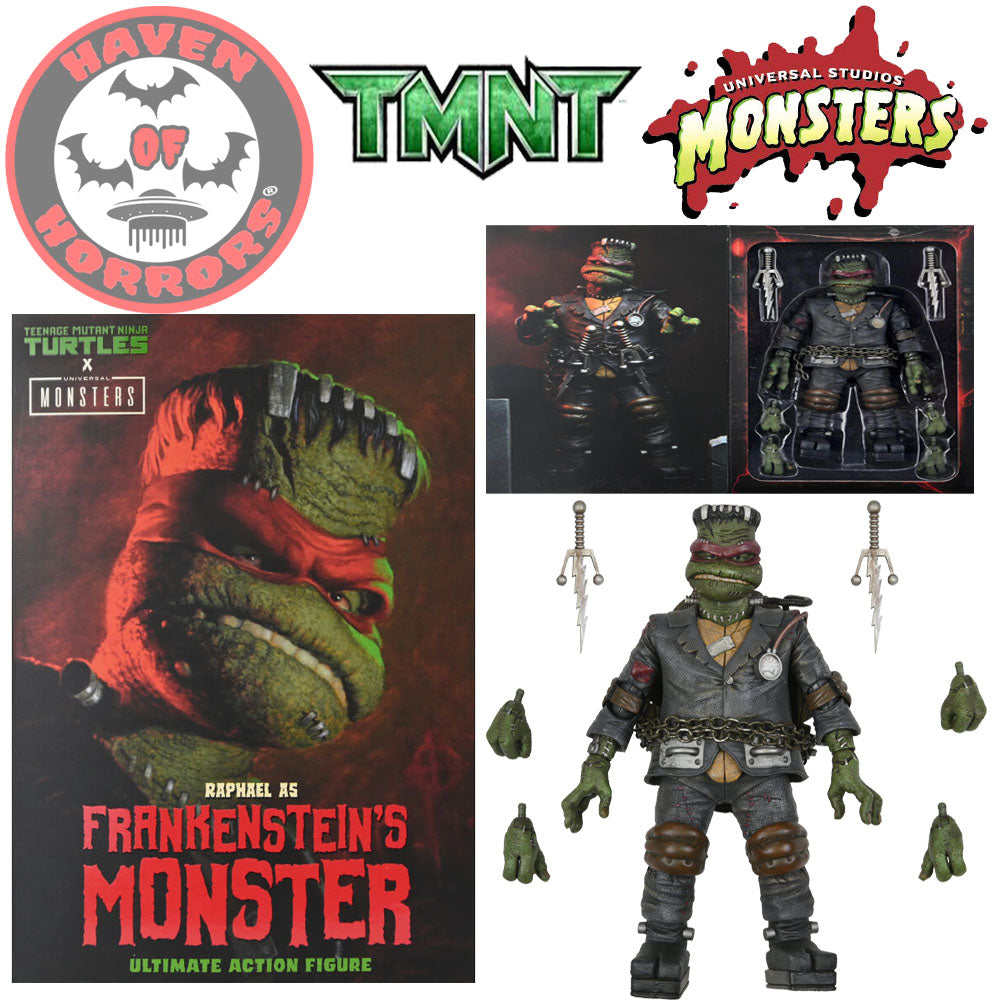 Universal Monsters x TMNT Ultimate Raphael as Frankensteins Monster 7-Inch Scale Action Figure