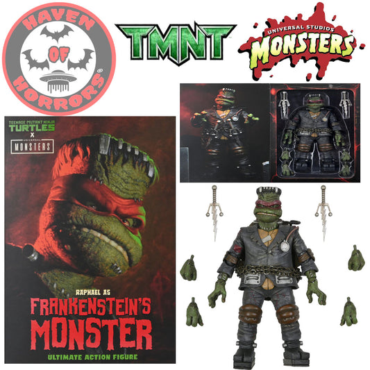 Universal Monsters x TMNT Ultimate Raphael as Frankensteins Monster 7-Inch Scale Action Figure