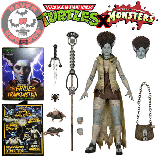 Universal Monsters x TMNT Ultimate April as The Bride 7-Inch Scale Action Figure