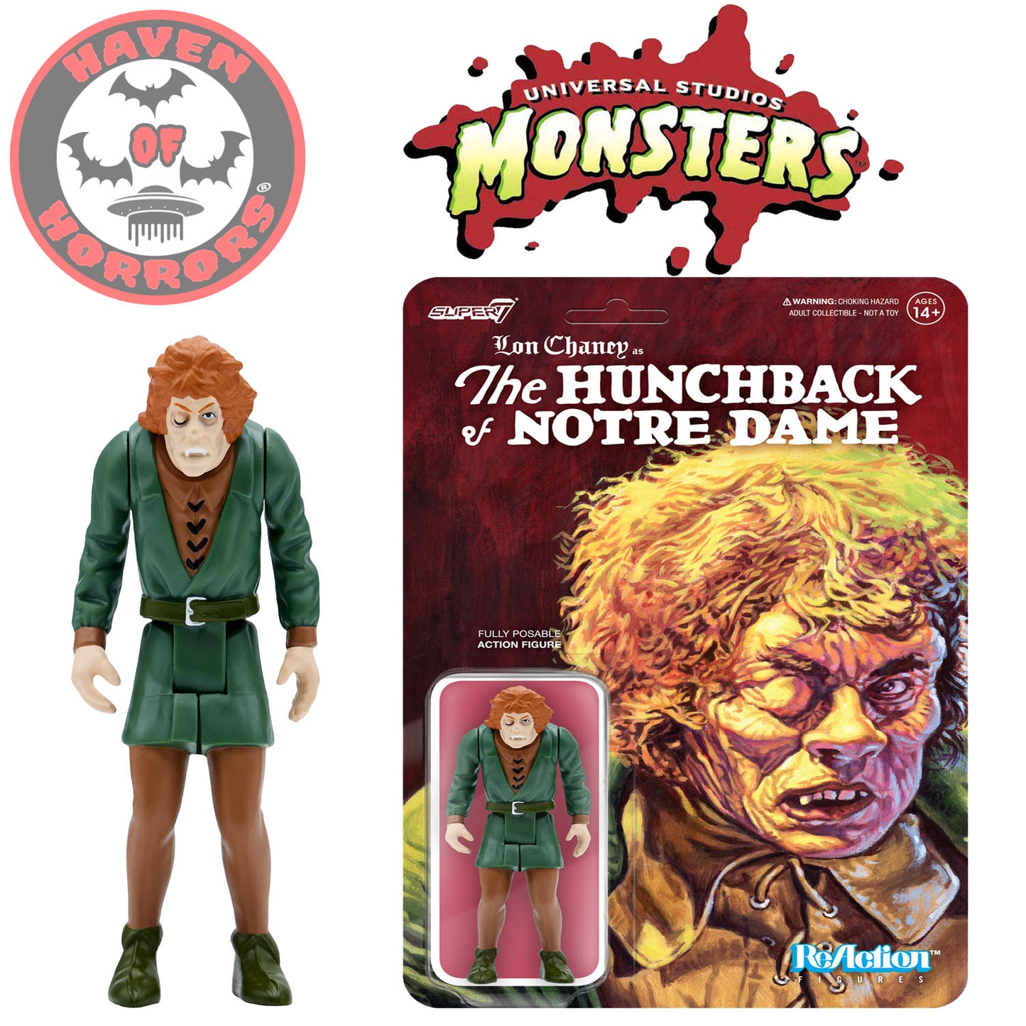 Universal Monsters The Hunchback of Notre Dame ReAction Figure