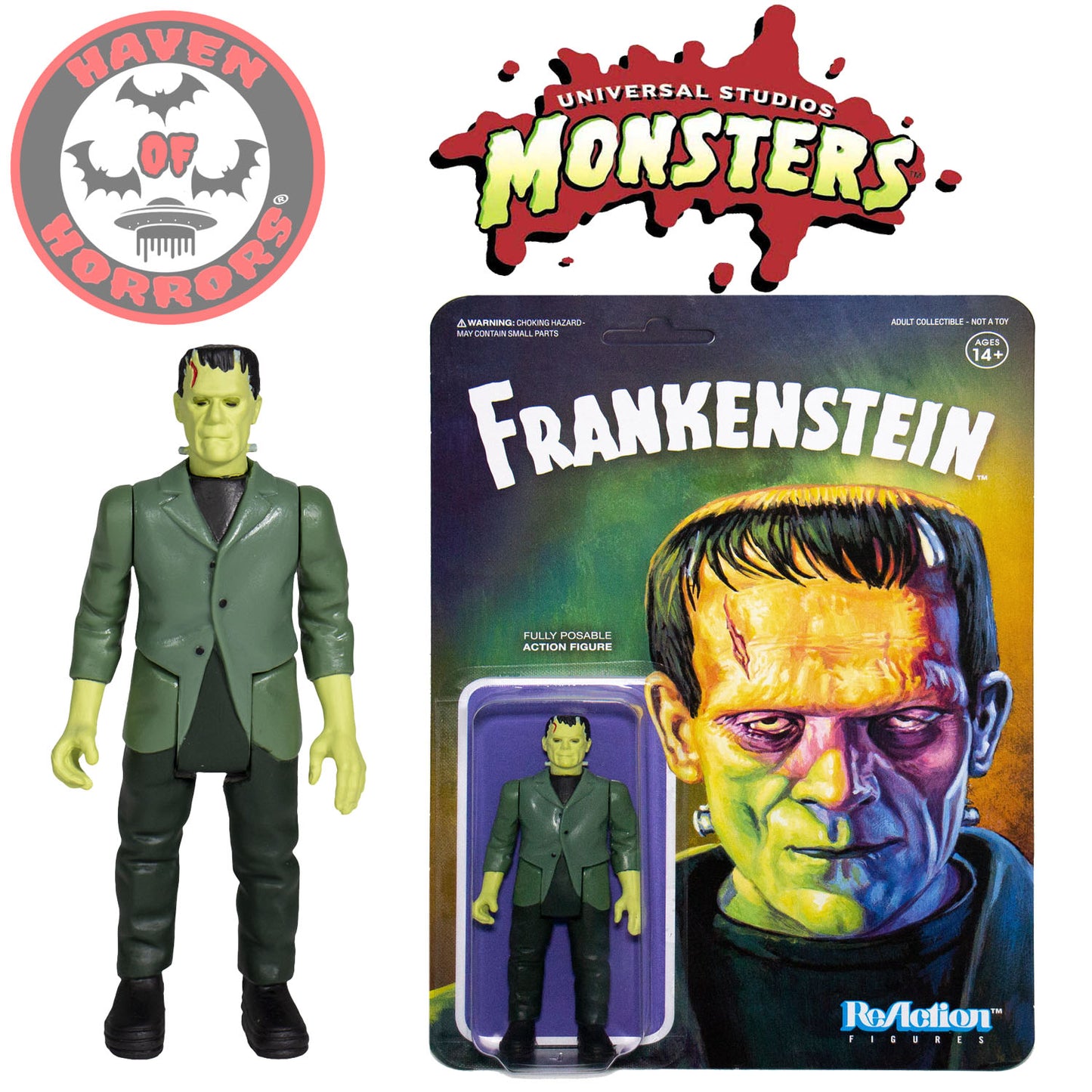 Universal Monsters Frankenstein ReAction Figure