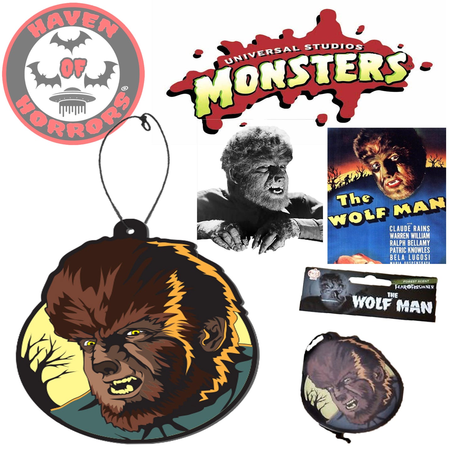 Chaney Entertainment - The Wolf Man Fear Freshener
